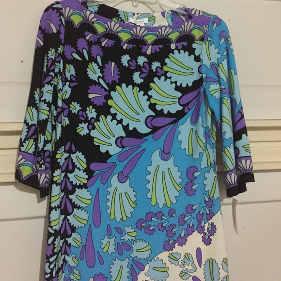 Cute print dress by Dress Barn