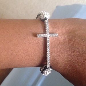 Cross Shamballa Bracelet