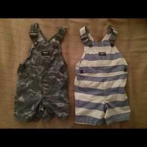 Excellent Cond.  12 mon baby boy overall shorts!