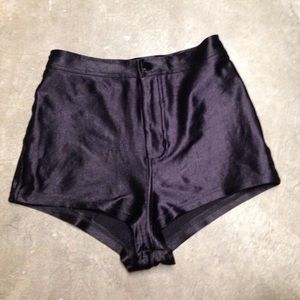 American Apparel Black Disco Short