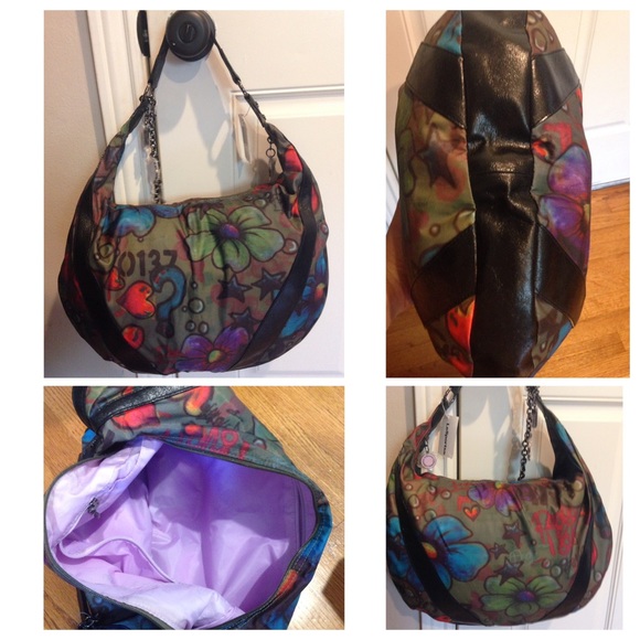 LeSportsac Graffiti Cactus Purse