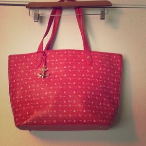 Orange Anchor Ralph Lauren Tote