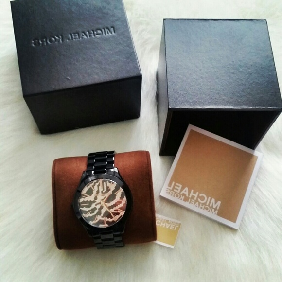 MICHAEL Michael Kors Accessories - @omunoz21NWT! Michael Kors Zebra Print Glitz Watch