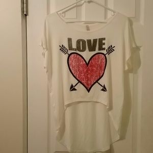 💕Lovely high and low top excellent for the summer