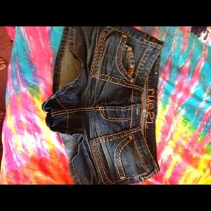 Cute jean shorts!