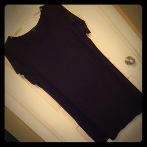 J Jill Wearever - Black Short Sleeve Dress