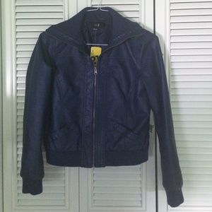 Forever 21 Blue leather jacket