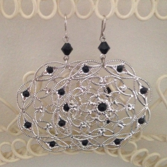 Hanging earrings