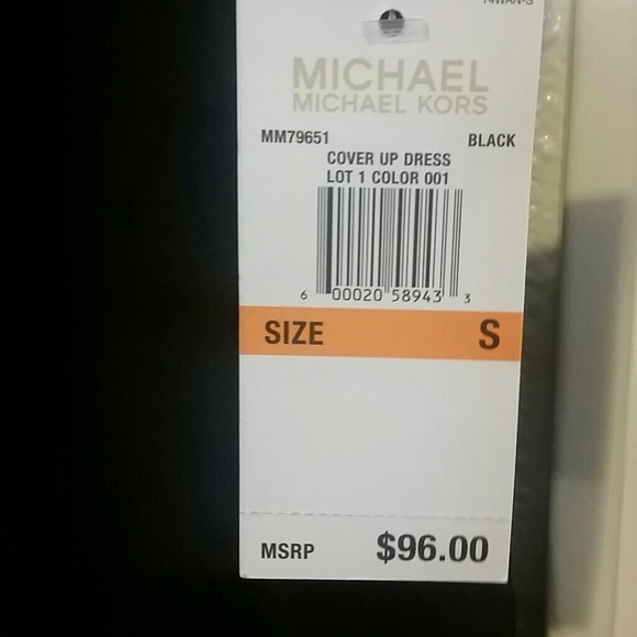 Michael Kors drawstring terry cloth dress. - Picture 3 of 4