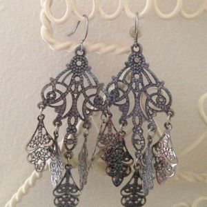 Hanging earrings