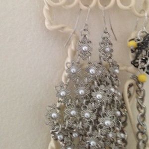 Hanging earrings