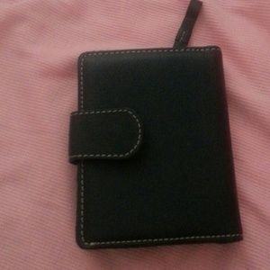 genuine leather bifold wallet
