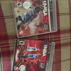 NBA 2k15 & NBA 2k13 PS3