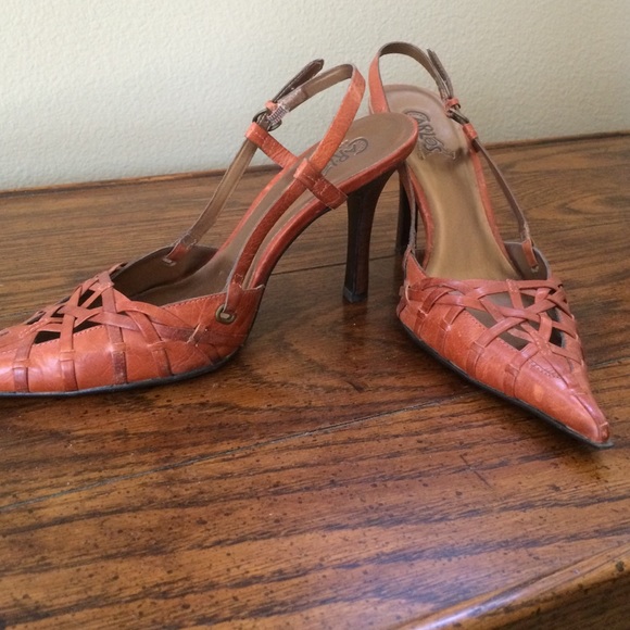 Leather heels