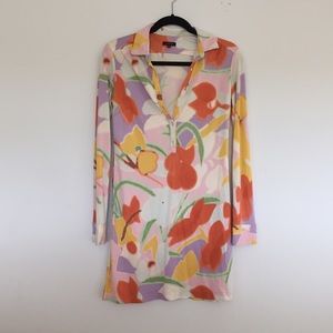 Tocca Vintage Floral 100% silk dress. Size 4