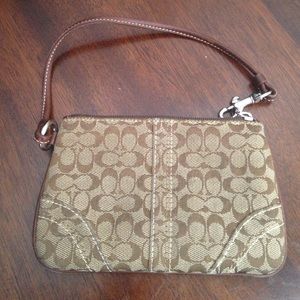 Authentic Small coach wristlet