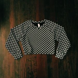 American Apparel cropped raglan