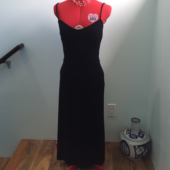 Black Banana Republic slip dress