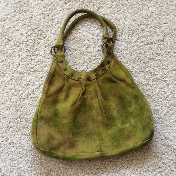 Suede Tye dyed purse