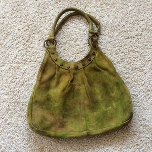 Suede Tye dyed purse