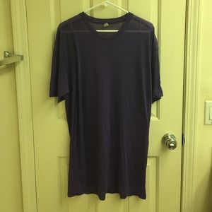 American Apparel distressed T-shirt dress