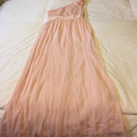 Long h&m dress, pastel/light pink