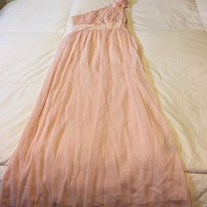 Long h&m dress, pastel/light pink