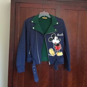 Vintage Mickey Mouse Biker Jacket