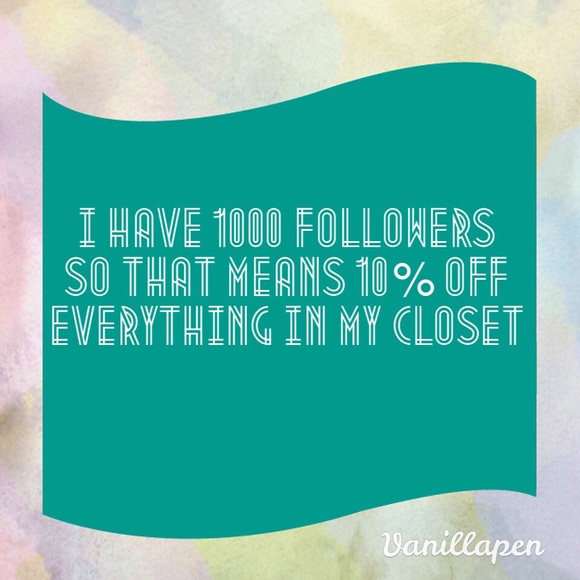 Everything in my closet. Sale ends May 31