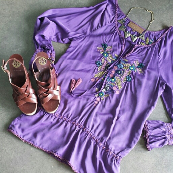Double D Ranch purple shirt