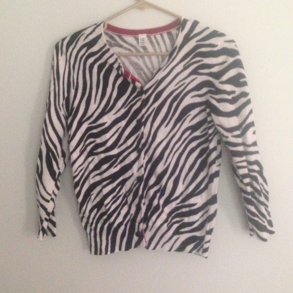 Zebra Printed Cardigan