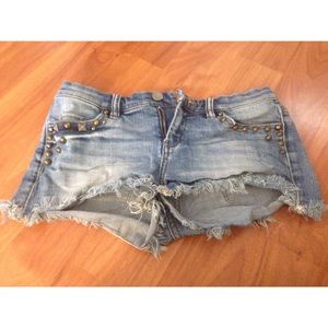 Studded shorts