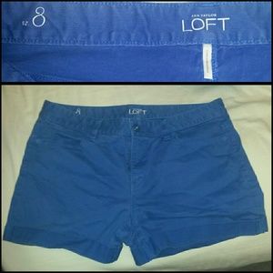 Ann Taylor Loft Blue Shorts