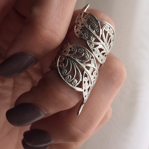 Jewelry - 2/$20 Silver Tone Filigree Ring