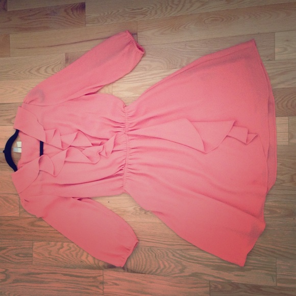 Pink Pleated Dress