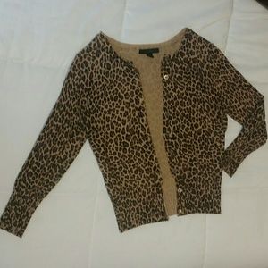 Leopard Print Cardigan