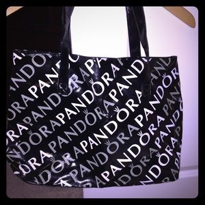 Pandora lined vinyl bag
