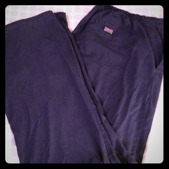 👣 Large Navy Cherokee Scrub Bottoms 👣