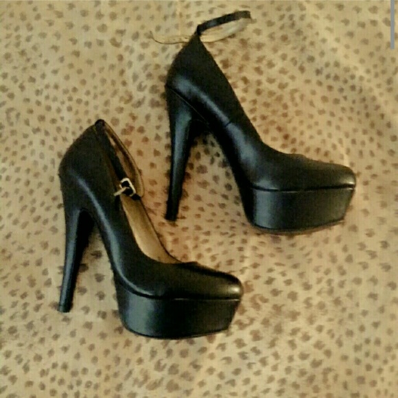 Black high heels