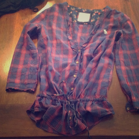 Abercrombie girly flannel