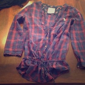Abercrombie girly flannel