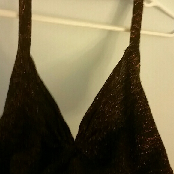 G-Unit Brown and Gold Halter Top - Picture 3 of 4