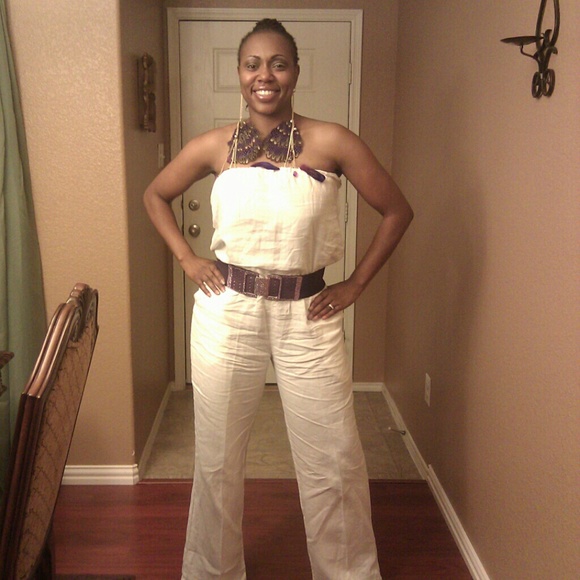 Tuesday blowout sale! White Linen Jumper