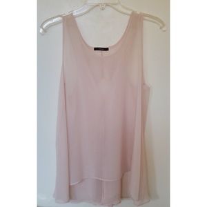 Blush Flowy Tank Top