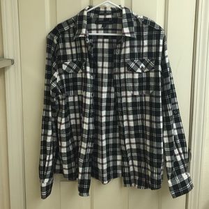 Vintage look oversized flannel