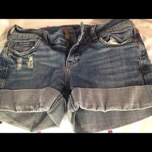 Denim shorts
