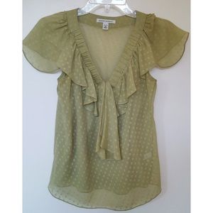 Banana Republic Green Top (Matching Cami included)