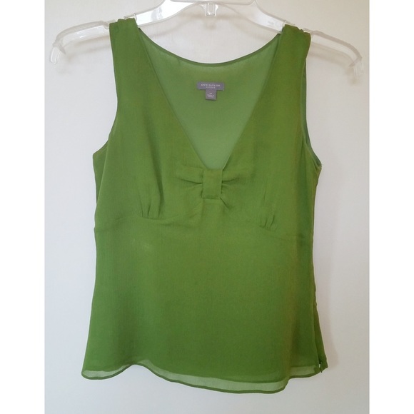 Ann Taylor Green Tank Top