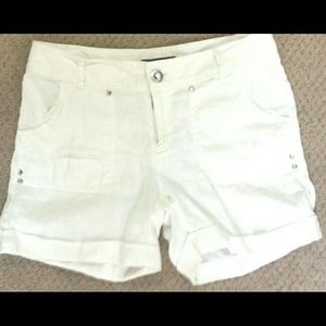Inc International Concepts white Linen Shorts