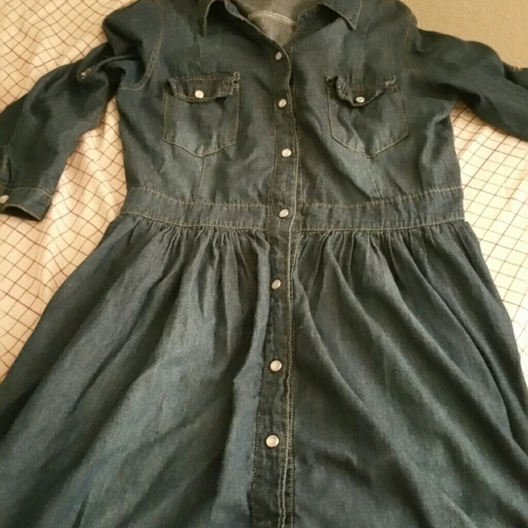 Super cute denim dress